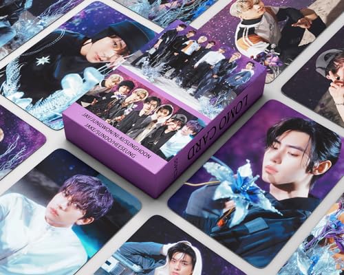 Funwaretech ENHYPEN Fotokarten, 55 Stück, ENHYPEN Lomo Cards Kpop Merchandise Geschenk für Fans Jungen Mädchen ENGENE von Funwaretech