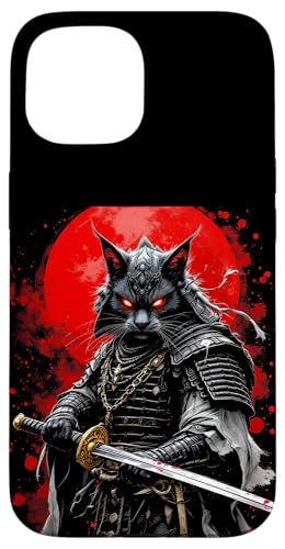 Furchtloser Krieger Samurai Katze Hülle für iPhone 15 Furchtloser Krieger Samurai Katze Hülle für iPhone 15 von Furchtloser Krieger Samurai Katze Designs