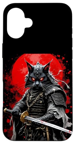 Furchtloser Krieger Samurai Katze Hülle für iPhone 16 Plus Furchtloser Krieger Samurai Katze Hülle für iPhone 16 Plus von Furchtloser Krieger Samurai Katze Designs
