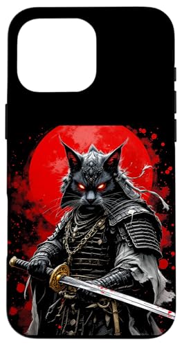 Furchtloser Krieger Samurai Katze Hülle für iPhone 16 Pro Max Furchtloser Krieger Samurai Katze Hülle für iPhone 16 Pro Max von Furchtloser Krieger Samurai Katze Designs
