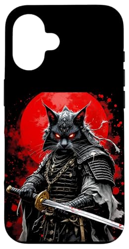 Furchtloser Krieger Samurai Katze Hülle für iPhone 16 Furchtloser Krieger Samurai Katze Hülle für iPhone 16 von Furchtloser Krieger Samurai Katze Designs