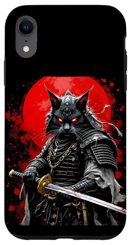 Furchtloser Krieger Samurai Katze Hülle für iPhone XR Furchtloser Krieger Samurai Katze Hülle für iPhone XR von Furchtloser Krieger Samurai Katze Designs