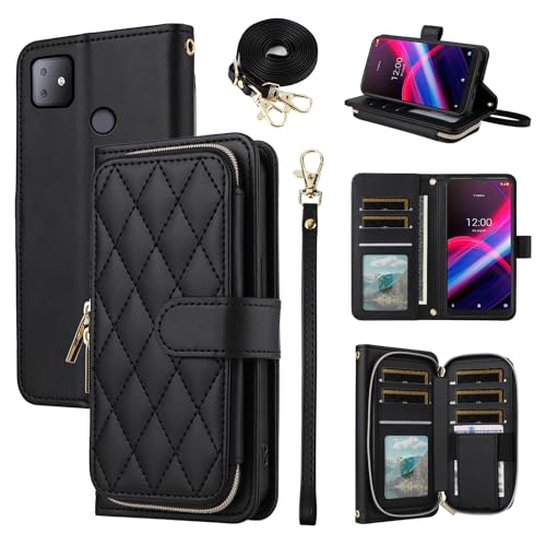 Furiet Argyle-Schutzhülle für T-Mobile Revvl 4 Plus, mit Handschlaufe, Schultergurt, Kartenfächern, Reißverschluss, Standfunktion, Handyhülle für Tmobile Revel 4+ T Mobile Revvl4+ TCL Revell Four + Furiet Argyle-Schutzhülle für T-Mobile Revvl 4 Plus, mit Handschlaufe, Schultergurt, Kartenfächern, Reißverschluss, Standfunktion, Handyhülle für Tmobile Revel 4+ T Mobile Revvl4+ TCL Revell Four + von Furiet
