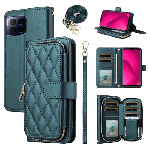 Furiet Argyle Schutzhülle für T-Mobile Revvl 7 Pro 5G mit Handschlaufe, Schultergurt, 9+ Kartenfächer, Reißverschluss, Geldbörse, Ständer, Handyhülle für Tmobile T Mobile Revel Tmo Revell Rebel, Damen Furiet Argyle Schutzhülle für T-Mobile Revvl 7 Pro 5G mit Handschlaufe, Schultergurt, 9+ Kartenfächer, Reißverschluss, Geldbörse, Ständer, Handyhülle für Tmobile T Mobile Revel Tmo Revell Rebel, Damen von Furiet