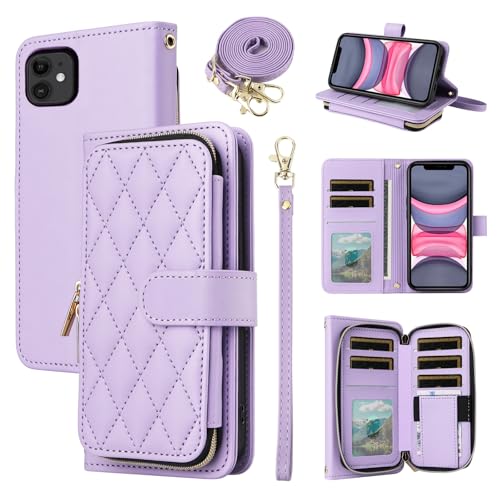 Furiet Argyle Schutzhülle für iPhone 11 6.1 mit Handschlaufe, Schultergurt, Kartenfächern, Reißverschluss, Geldbörse, Ständer, karierte Handyhülle für iPhone 11 iPhone 11 i Phone11 11s XI 11R Frauen Furiet Argyle Schutzhülle für iPhone 11 6.1 mit Handschlaufe, Schultergurt, Kartenfächern, Reißverschluss, Geldbörse, Ständer, karierte Handyhülle für iPhone 11 iPhone 11 i Phone11 11s XI 11R Frauen von Furiet