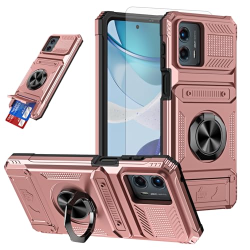 Furiet Handyhülle für Motorola Edge 5G 2024, gehärtetes Glas, Displayschutzfolie, Kartenfächer, Magnetringständer, stoßfest, weiches Silikon, Stoßschutz, Hybrid, zweilagig, Schutz für Moto Edge2024 Furiet Handyhülle für Motorola Edge 5G 2024, gehärtetes Glas, Displayschutzfolie, Kartenfächer, Magnetringständer, stoßfest, weiches Silikon, Stoßschutz, Hybrid, zweilagig, Schutz für Moto Edge2024 von Furiet