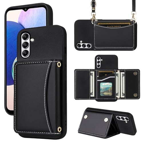 Furiet Schutzhülle für Samsung Galaxy A35/A55 5G, mit Umhängegurt, Premium-PU-Leder, Kartenhalter, stoßfest, strapazierfähig, Ganzkörperzubehör, Handy-Schutzhülle für A 35, 55, 35A, 55A, A355G, A555G, Furiet Schutzhülle für Samsung Galaxy A35/A55 5G, mit Umhängegurt, Premium-PU-Leder, Kartenhalter, stoßfest, strapazierfähig, Ganzkörperzubehör, Handy-Schutzhülle für A 35, 55, 35A, 55A, A355G, A555G, von Furiet
