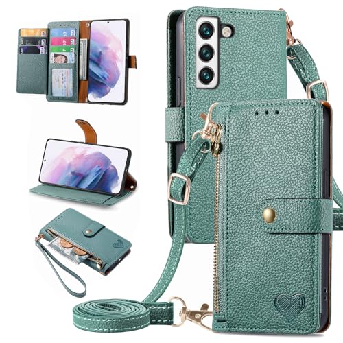 Furiet Schutzhülle für Samsung Galaxy S22 5G, mit Reißverschluss, Geldbörse mit Schulterriemen, PU-Leder, Standfunktion, Kartenhalter, Zubehör, Handyhülle, für S 22, 22S, 4G, G5, 15,5 cm (6,1 Zoll), Furiet Schutzhülle für Samsung Galaxy S22 5G, mit Reißverschluss, Geldbörse mit Schulterriemen, PU-Leder, Standfunktion, Kartenhalter, Zubehör, Handyhülle, für S 22, 22S, 4G, G5, 15,5 cm (6,1 Zoll), von Furiet