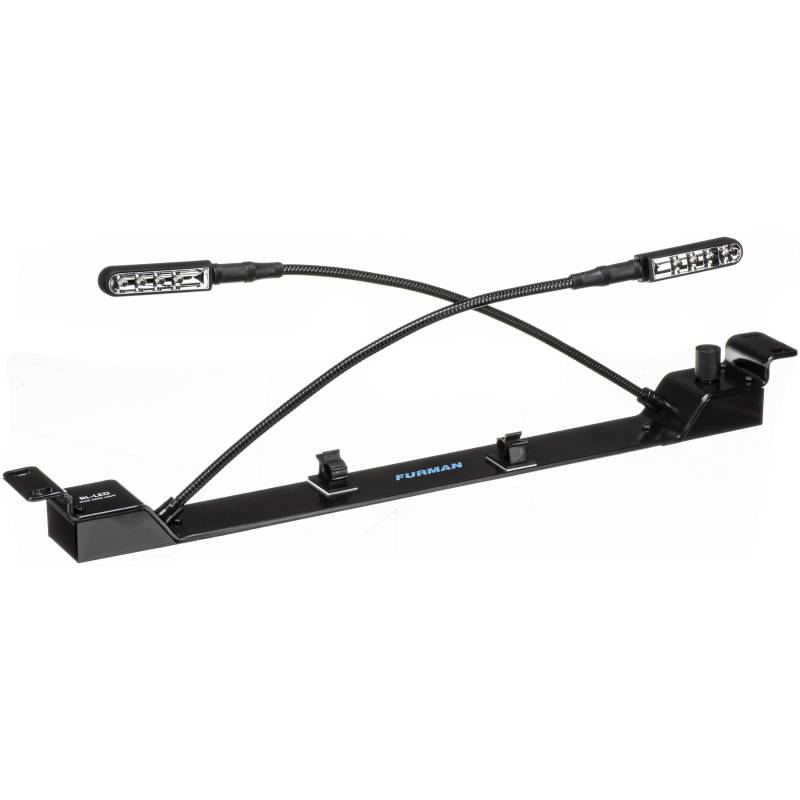 Furman RL-LED 19-inch Rack Panel with 2x 12V Gooseneck LED Lights von Furman