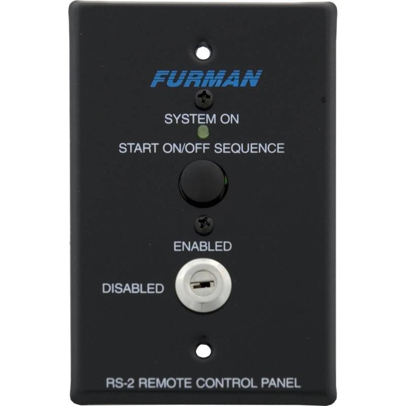 Furman RS-2 Remote System Control Panel On/Off Switch with Lock for Multiple Switches von Furman