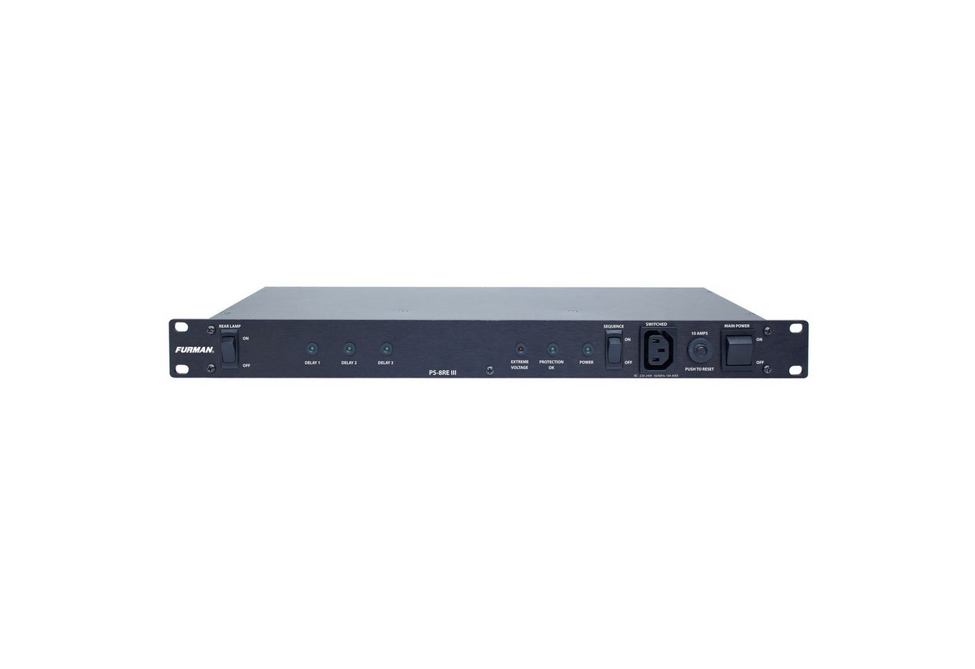 Furman Stromverteiler (PS-8R E III Power Conditioner, Zubehör, Spannungsstabilisatoren), PS-8R E III Power Conditioner - Spannungsstabilisator von Furman