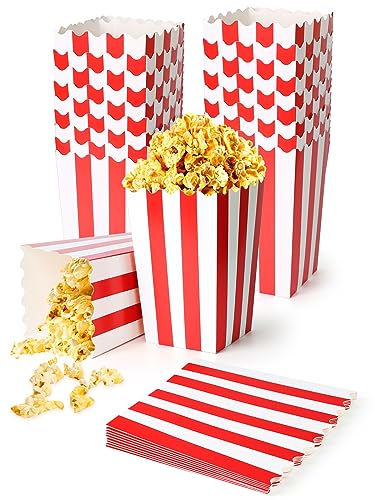 Furuising 20 Stück Popcorn Tüten Groß, 14x8.5x7cm Popcorntüten Rot, Wiederverwendbar Popcorntüte Pappe Candy Container für Filmabend Kino Retro Party Geburtstag Hochzeit Furuising 20 Stück Popcorn Tüten Groß, 14x8.5x7cm Popcorntüten Rot, Wiederverwendbar Popcorntüte Pappe Candy Container für Filmabend Kino Retro Party Geburtstag Hochzeit von Furuising