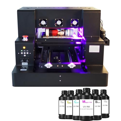 Furvveerr A3 Drucker UV Drucker A3L805 Drucker Multifunktionsdrucker Druckköpfe L805 UV Drucker Flachbett Tintenstrahldrucker für Den Druck Auf Holz,Metall,Acryl,PVC und Anderen Materialien von Furvveerr