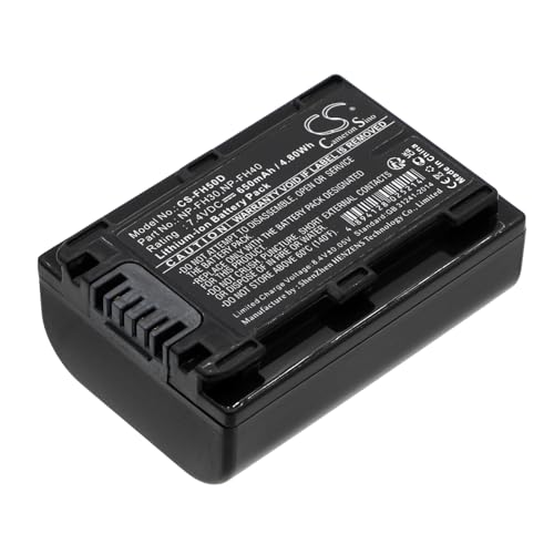 Akku für Sony DCR-HC40, 7.4V, 650mAh, Li-ion von Fusion Battery