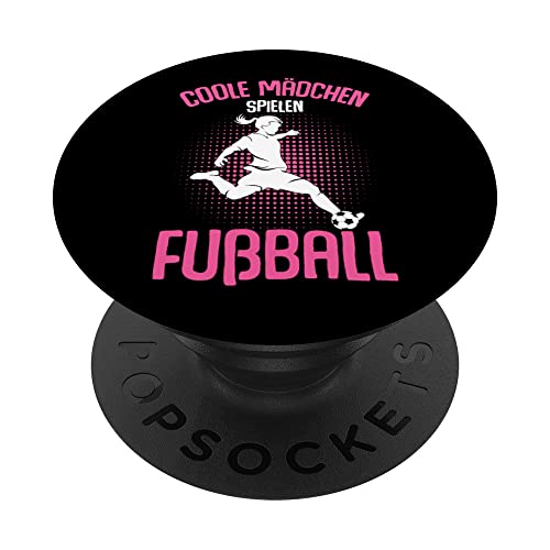 Coole Mädchen spielen Fußball Fußballerin PopSockets mit austauschbarem PopGrip von Fussball Mädchen Geschenkideen