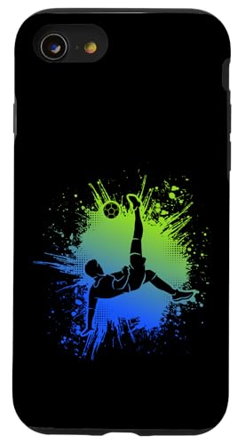 Fußballer Fußball Jungen Kinder Fussball Hülle für iPhone SE (2020) / 7 / 8 von Fussballer & Fussball Fan Motiv Geschenkideen