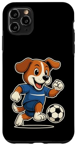 Lustiger Fußballhund im blauen Trikot beim Kicken Nummer 7 Hülle für iPhone 11 Pro Max Lustiger Fußballhund im blauen Trikot beim Kicken Nummer 7 Hülle für iPhone 11 Pro Max von Fußballhund spielt aktiv mit Ball auf dem Feld Fun