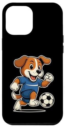 Lustiger Fußballhund im blauen Trikot beim Kicken Nummer 7 Hülle für iPhone 12 Pro Max Lustiger Fußballhund im blauen Trikot beim Kicken Nummer 7 Hülle für iPhone 12 Pro Max von Fußballhund spielt aktiv mit Ball auf dem Feld Fun