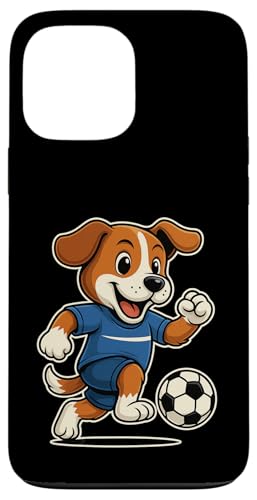 Lustiger Fußballhund im blauen Trikot beim Kicken Nummer 7 Hülle für iPhone 13 Pro Max Lustiger Fußballhund im blauen Trikot beim Kicken Nummer 7 Hülle für iPhone 13 Pro Max von Fußballhund spielt aktiv mit Ball auf dem Feld Fun