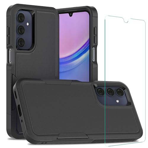 Futanwei Kompatibel mit Bark-Phone A16 Hülle mit Displayschutzfolie, stoßdämpfende Ecken, Fallschutz in Militärqualität, Ganzkörper-Schutzhülle, doppellagig, Schwarz Futanwei Kompatibel mit Bark-Phone A16 Hülle mit Displayschutzfolie, stoßdämpfende Ecken, Fallschutz in Militärqualität, Ganzkörper-Schutzhülle, doppellagig, Schwarz von Futanwei