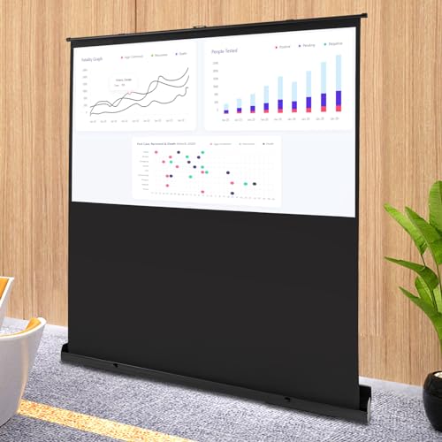 Beamer Leinwand Rahmenleinwand 80 Zoll Bildschirm Tragbare Pull-up Projektionsleinwand Einstellbare Höhe,160° Betrachtungswinkel,unterstützt 4K, 8K Ultra High Definition Beamer Leinwand Rahmenleinwand 80 Zoll Bildschirm Tragbare Pull-up Projektionsleinwand Einstellbare Höhe,160° Betrachtungswinkel,unterstützt 4K, 8K Ultra High Definition von Futchoy
