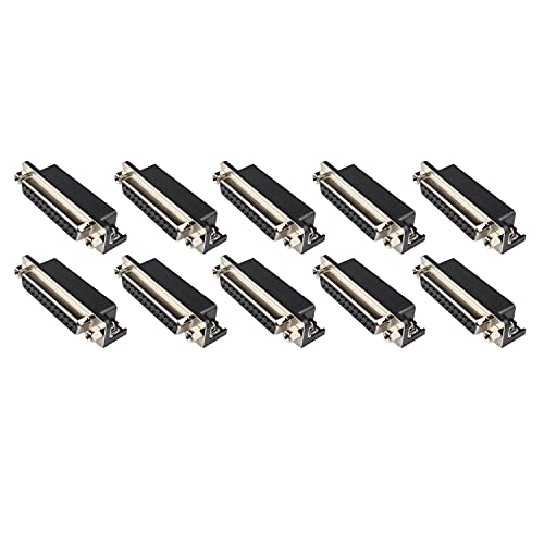 Futheda 10 Stück DB25 Buchse Stecker DB-25 Buchse Adapter Konverter RS232 25-Pin 2 Reihen Computer VGA Kabel Adapter Löttyp Futheda 10 Stück DB25 Buchse Stecker DB-25 Buchse Adapter Konverter RS232 25-Pin 2 Reihen Computer VGA Kabel Adapter Löttyp von Futheda