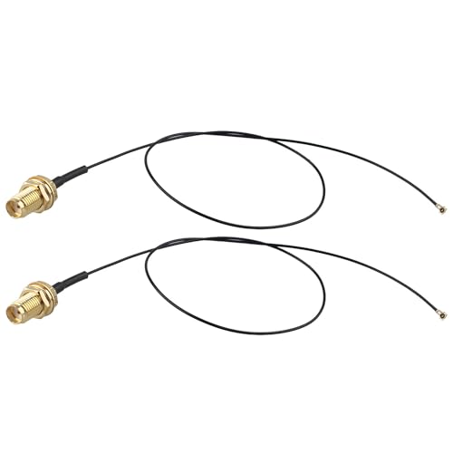 Futheda 2 Stück U.FL IPX IPEX MHF4 auf SMA Buchse Schottmontage WiFi Antennen Verlängerungskabel 30cm Koaxialkabel Kompatibel mit Intel Schnittstelle Drahtlose Netzwerkkarte WiFi-Adapter Futheda 2 Stück U.FL IPX IPEX MHF4 auf SMA Buchse Schottmontage WiFi Antennen Verlängerungskabel 30cm Koaxialkabel Kompatibel mit Intel Schnittstelle Drahtlose Netzwerkkarte WiFi-Adapter von Futheda