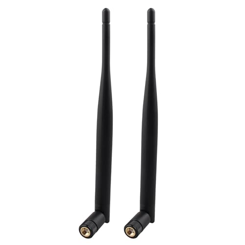 Futheda 2 Stücke WLAN Antenne Dualband 2.4GHz 5GHz 5.8GHz 6dBi MIMO RP-SMA Stecker Antenne für WLAN Router Drahtlose Netzwerkkarte USB Adapter Sicherheit IP Kamera Videoüberwachung Monitor Bluetooth Futheda 2 Stücke WLAN Antenne Dualband 2.4GHz 5GHz 5.8GHz 6dBi MIMO RP-SMA Stecker Antenne für WLAN Router Drahtlose Netzwerkkarte USB Adapter Sicherheit IP Kamera Videoüberwachung Monitor Bluetooth von Futheda