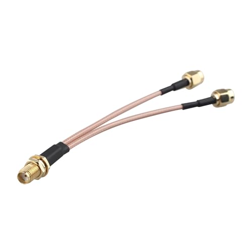 Futheda 4G LTE Antenna SMA Splitter Kabel SMA Buchse zu Dual SMA Stecker V-förmiges SMA Verlängerungskabel RG316 13.5cm für 4G LTE Heimtelefon Router Gateway Modem MiFi Mobile Hotspot Mobilfunk Router Futheda 4G LTE Antenna SMA Splitter Kabel SMA Buchse zu Dual SMA Stecker V-förmiges SMA Verlängerungskabel RG316 13.5cm für 4G LTE Heimtelefon Router Gateway Modem MiFi Mobile Hotspot Mobilfunk Router von Futheda