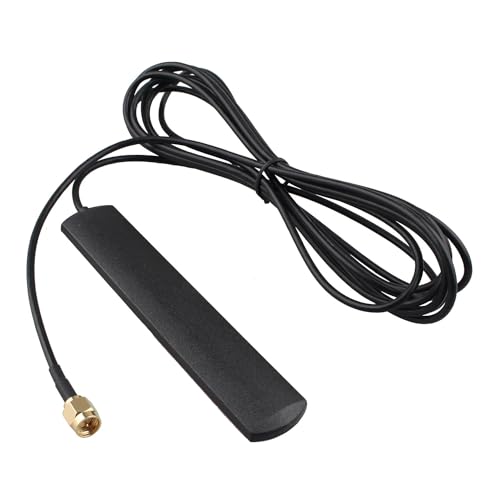 Futheda GSM 4G LTE Antenne SMA Stecker 8dBi High Gain Omnidirektionale Glashalterung Antenne mit 3m Kabel für 2G/3G/4G Router Wireless Wifi DAB DAB+ Sicherheitsüberwachung Home Office Fahrzeug Radio von Futheda
