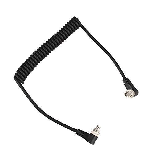 Futheda PC zu PC, Stecker auf Stecker, Blitz, PC, Sync-Kabel, Verlängerungskabel, 30,5 cm, Spiralkabel mit Schraubverschluss, kompatibel mit DSLR-Kameras Futheda PC zu PC, Stecker auf Stecker, Blitz, PC, Sync-Kabel, Verlängerungskabel, 30,5 cm, Spiralkabel mit Schraubverschluss, kompatibel mit DSLR-Kameras von Futheda