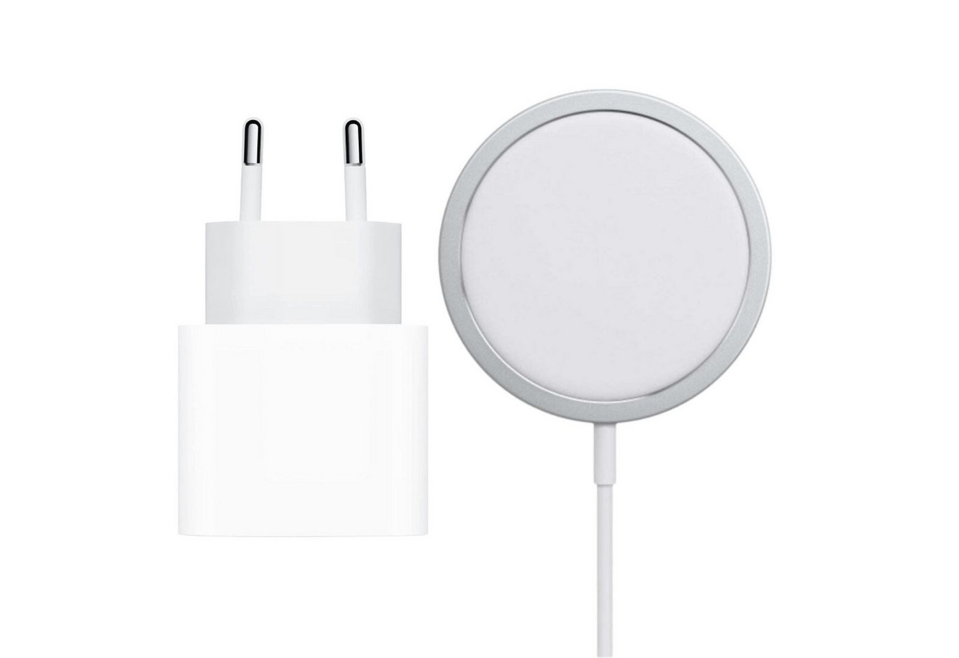 Futurea Ladeset USB-C MagSafe Wireless Charging aufladen 20W Schnellladegerät USB-Ladegerät (iPhone Ladekabel Ladeset, 1-tlg., Inkl. Ladestecker für iPhone 11 12 13 14 Pro Max Mini SE) von Futurea