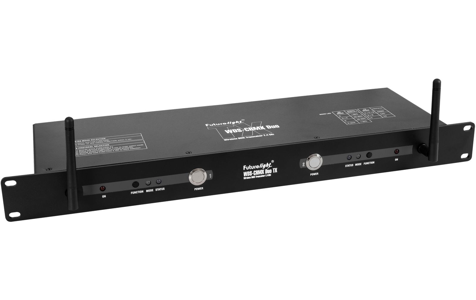 Futurelight WDS-CRMX Duo TX Drahtlos-DMX-Transceiver von Futurelight