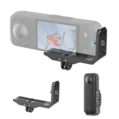 Fututech 1/4-Zoll-Halterung aus Aluminiumlegierung für Insta360 X4, Adapter, Anschluss für Action-Kamera, Cold Shoe, erweitertes Zubehör von Fututech