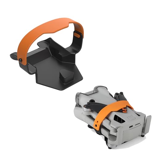 Fututech 2 in 1 Propellerschutz für DJI Mini 4 Pro Propellerhalter für Drohne Schutzhülle Propellerbefestigung Zubehör (Orange) von Fututech