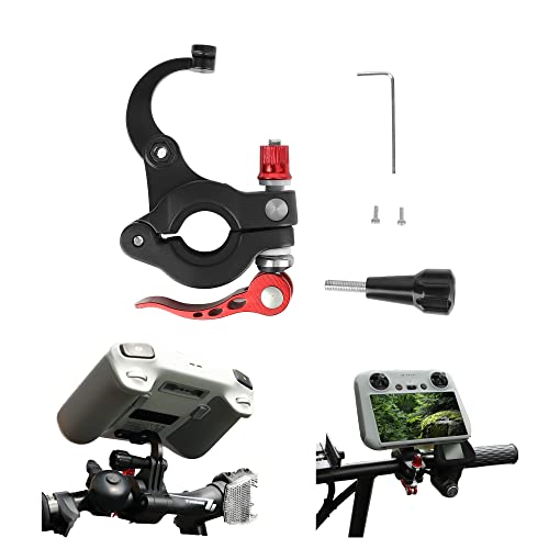 Fututech 22-26 mm Lenkerhalterung für DJI RC Anschluss für GoPro DJI Action 2 für Insta360 Action-Kamerahalterung, Fernbedienung für Fahrrad, Scooter, Scooter von Fututech