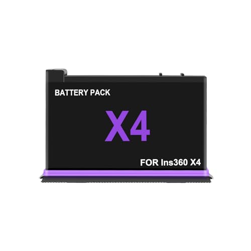 Fututech 2500mAh Ersatzakku für Insta360 X4 Zusätzlicher Akku für Action-Kamera Ersatzteil Zubehör (1pcs) von Fututech