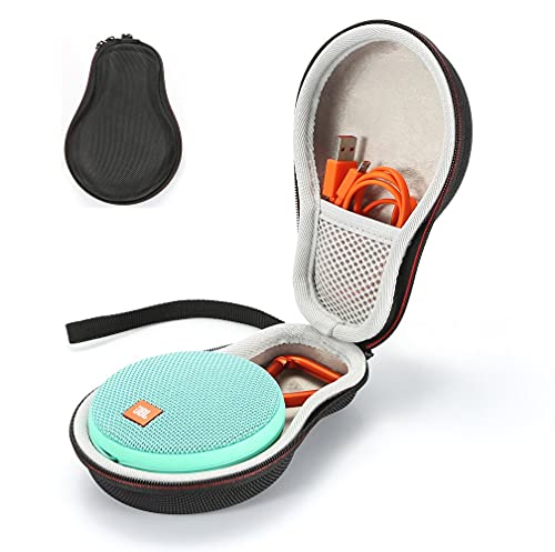 Fututech Aufbewahrungstasche für Lautsprecher für JBL Clip2 Clip3, Schutztasche, tragbar, Bluetooth, wasserdicht, stoßfest von Fututech
