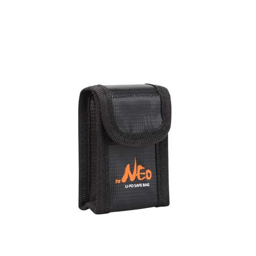 Fututech Aufbewahrungstasche für Lipo-Akku für DJI Neo, Schutzhülle für Akku, explosionssicher, feuchtigkeitsfest, staubdicht, Zubehör für Drohne (für 1 Akku) von Fututech