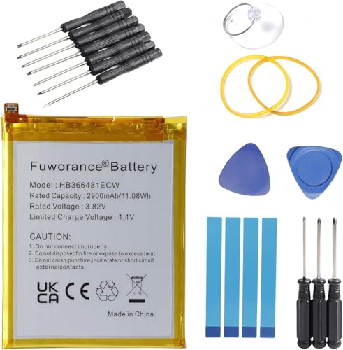 Fuworance 2900 mAh 3,82 V HB366481ECW Ersatzakku kompatibel mit Huawei P9/P9 Lite/P10 Lite/P8 Lite 2017/P20 Lite/Y7 2018/Honor 8 Lite/Honor 9/Honor 9 Lite/Honor 5C/Honor 7C Telefon Fuworance 2900 mAh 3,82 V HB366481ECW Ersatzakku kompatibel mit Huawei P9/P9 Lite/P10 Lite/P8 Lite 2017/P20 Lite/Y7 2018/Honor 8 Lite/Honor 9/Honor 9 Lite/Honor 5C/Honor 7C Telefon von Fuworance