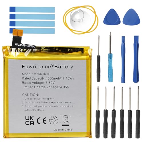 Fuworance 4500 mAh 3,8 V V756161P Akku kompatibel mit Blackview BV6000 Pro BV6000S Handy Lithium Polymer Akku mit Reparatursets Fuworance 4500 mAh 3,8 V V756161P Akku kompatibel mit Blackview BV6000 Pro BV6000S Handy Lithium Polymer Akku mit Reparatursets von Fuworance