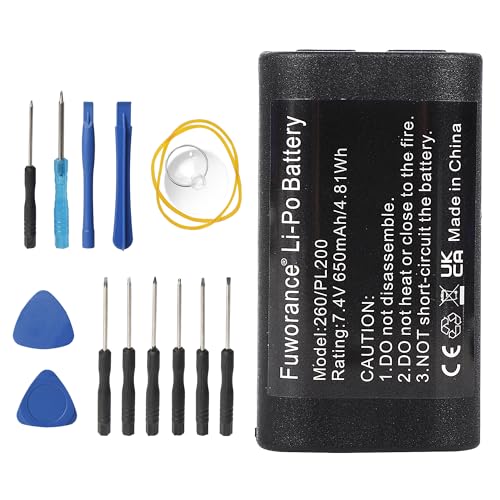 Fuworance 650mAh 7.4V 4.81Wh Ersatzbatterie Kompatibel mit 3M PL200 W003688, 14430, S0895880 Scanner Etikettendrucker Wiederaufladbarer Li-Ionen Akku Fuworance 650mAh 7.4V 4.81Wh Ersatzbatterie Kompatibel mit 3M PL200 W003688, 14430, S0895880 Scanner Etikettendrucker Wiederaufladbarer Li-Ionen Akku von Fuworance