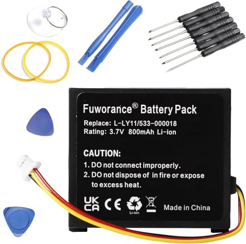 Fuworance 800 mAh 3,7 V 533-000018 Ersatzakku kompatibel mit Logitech MX Revolution, G930 G930 G930 Gaming-Headset F12440097, L-LY11 Lithium-ION Kopfhörer Audio Maus Tastatur Akku Fuworance 800 mAh 3,7 V 533-000018 Ersatzakku kompatibel mit Logitech MX Revolution, G930 G930 G930 Gaming-Headset F12440097, L-LY11 Lithium-ION Kopfhörer Audio Maus Tastatur Akku von Fuworance