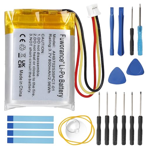 Fuworance 800 mAh 3,7 V AHB702535PCT-01 Ersatzakku kompatibel mit Sennheiser M3AEBT, M3IETW kompatibel mit Momentum True Wireless 2 Charg/Charing/MTW Lithium-Polymer Kopfhörer Fuworance 800 mAh 3,7 V AHB702535PCT-01 Ersatzakku kompatibel mit Sennheiser M3AEBT, M3IETW kompatibel mit Momentum True Wireless 2 Charg/Charing/MTW Lithium-Polymer Kopfhörer von Fuworance