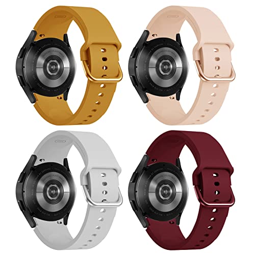 FuzeDa Samsung Galaxy Watch 5 Pro Armband, 20mm Ersatzarmband Kompatibel mit Galaxy Watch 4/5/6 40mm 44mm,Galaxy Watch 4 Classic 42mm 46mm/Watch 6 Classic 43mm 47mm,Silikon Armbänder für Herren Damen FuzeDa Samsung Galaxy Watch 5 Pro Armband, 20mm Ersatzarmband Kompatibel mit Galaxy Watch 4/5/6 40mm 44mm,Galaxy Watch 4 Classic 42mm 46mm/Watch 6 Classic 43mm 47mm,Silikon Armbänder für Herren Damen von FuzeDa