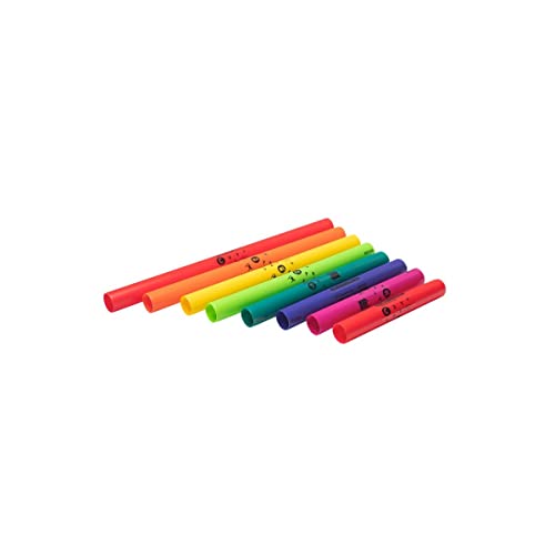 FUZEAU - 3460 – Diatonische Boomwhacker-Röhren – aus dünnem Kunststoff von 30 cm bis 63 cm – 8 Noten – einfach zu bedienen und zu pflegen – mehrfarbig – ab 4 Jahren von Fuzeau