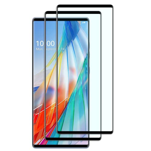 FengWang Temperglas Kompatibel mit LG Wing 5G,[2 Stück],3D Voller Bildschutzfolie,9H Härte,kratzfest,blasenfrei,HD,Displayschutzfolie für LG Wing 5G von Fwang