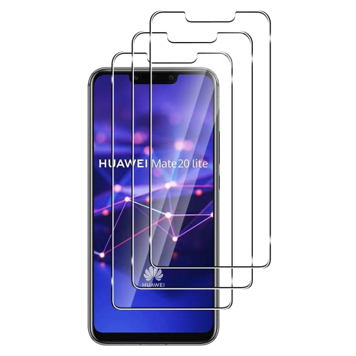 FengWang Temperglas kompatibel mit Huawei Mate 20 lite,[3 Stück],9H Härte,kratzfest,blasenfrei,HD,Displayschutzfolie für Huawei Mate 20 lite von Fwang