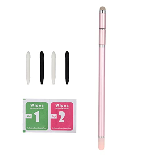 Fybida Stylus Pen Touch, Stylus Pen 4 in 1 Verschleißfeste Faserspitze Handy Tablet Malerei Handschrift Kapazitiver Stylus(Rosa) von Fybida