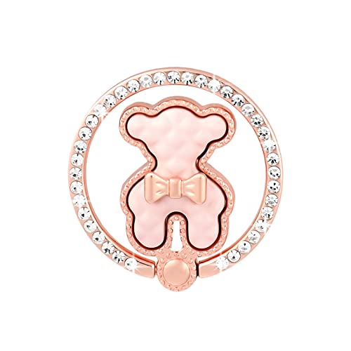 Fycyko Glitzer Smartphone Fingerhalter - Bär Handy Fingerhalterung Handy Halter Ständer Griff - Universal Handy Halterung Ringhalterung Handy Ring Kompatibel mit iPhone iPad Samsung - Rosa Fycyko Glitzer Smartphone Fingerhalter - Bär Handy Fingerhalterung Handy Halter Ständer Griff - Universal Handy Halterung Ringhalterung Handy Ring Kompatibel mit iPhone iPad Samsung - Rosa von Fycyko
